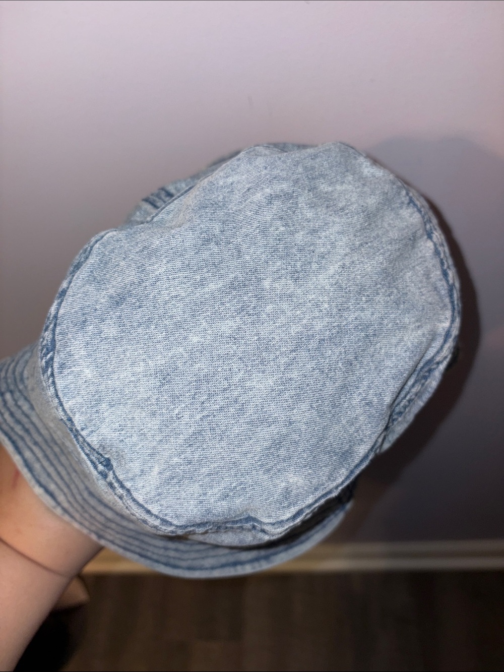 Adidas Chambray Denim Blue Wash Embroidered Logo Bucket Hat OSFM 2021 style - Picture 5 of 14